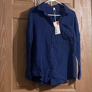 Women's Classic Navy Blouse